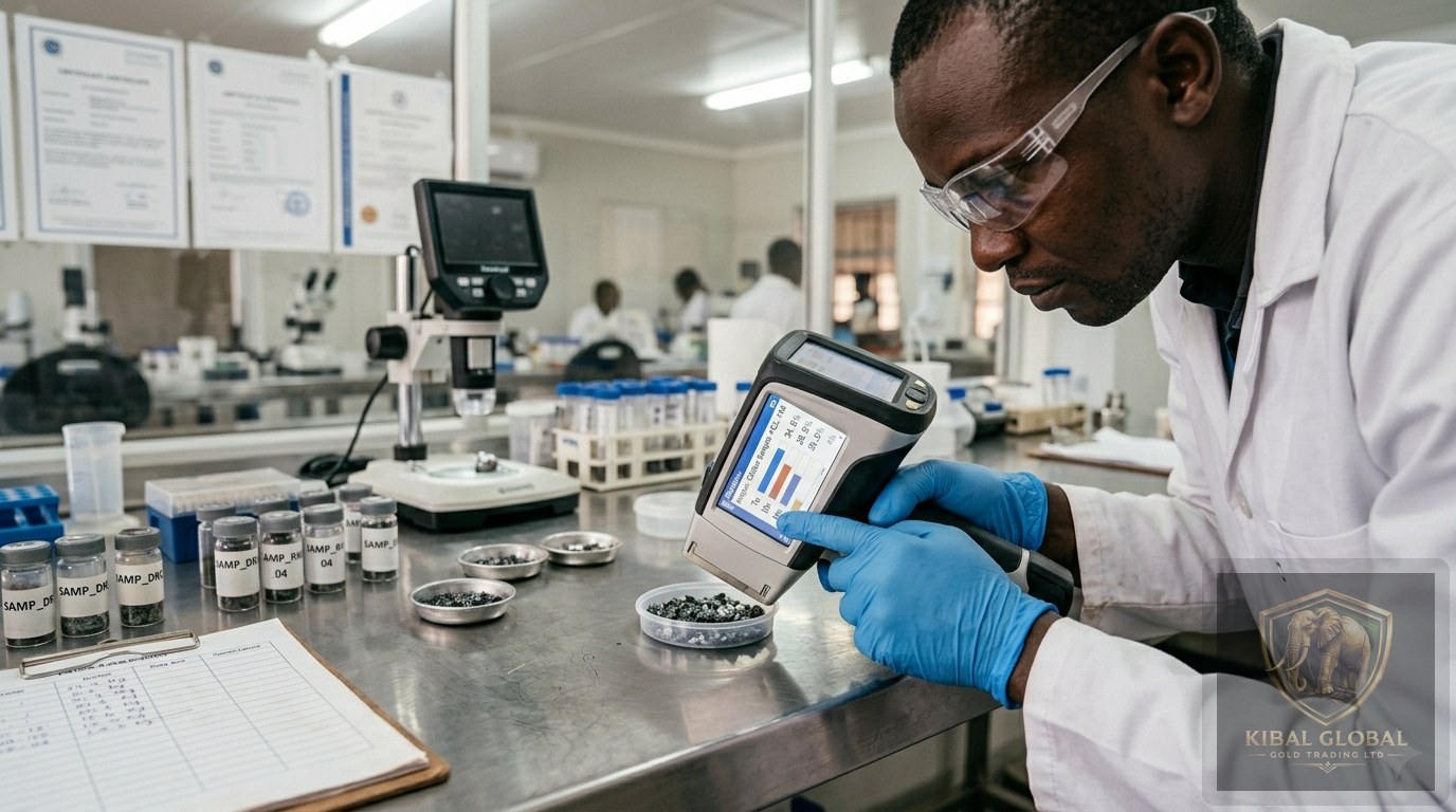 Independent laboratory assay for tantalum and niobium content