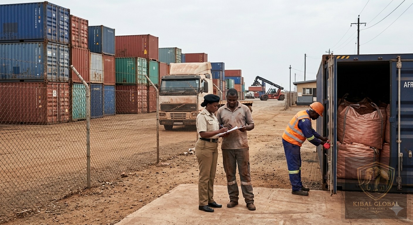 Customs clearance and export documentation for copper shipment