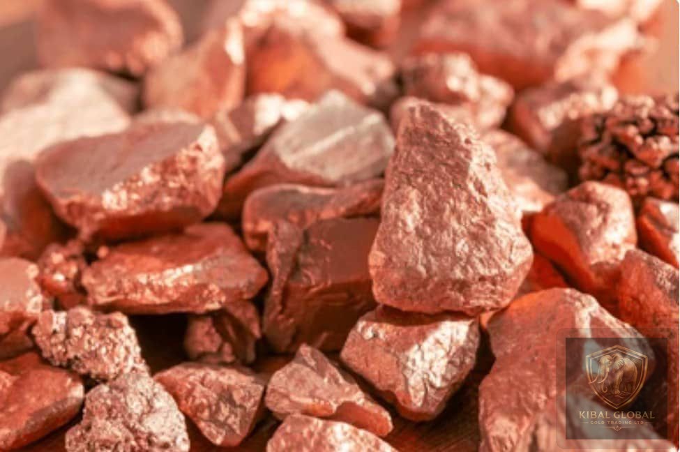 Open-pit iron ore mining operations in Africa